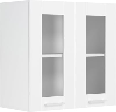 VCM keukenkast breedte 80 cm glazen deur wandkast glazen keuken keuken meubels landhuis Colura