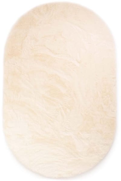 Vloerkleed ovaal hoogpolig - Comfy plus crème 120x180