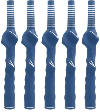 Allecto - Golf Handgreep - 5PCS Golf Club Grip - Oefening Training Accessoire - Blauw - Rubber Grip - Geschikt voor Beginners - 12,5 mm