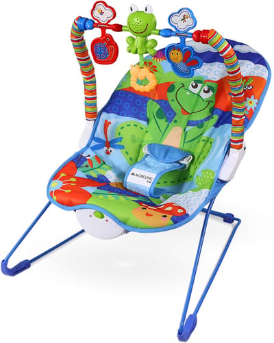 Mobiclinic Flash - Wipstoel - Babyhangmat - Arco Interactief - Liggend - Met harnas - Trilling en Muziek - Baby- en Peuterstoel - Tot 9 kg - Multicolor