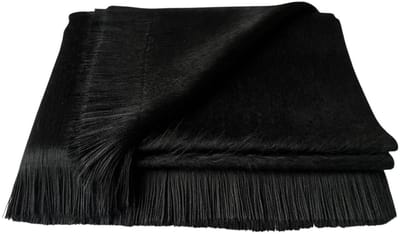 Alpaca D'Luxe Sjaal - Hypoallergeen - Sustainable - Luxe Alpaca Wollen Sjaal - Handgemaakt - Zwart - Zacht en van Kwaliteit - Luxe cadeau - Sjaal voor zakenvrouw - Sjaal voor zakenman - Zakelijk - Comfortabel - Zacht en Warm - Hoogwaardige Kwaliteit