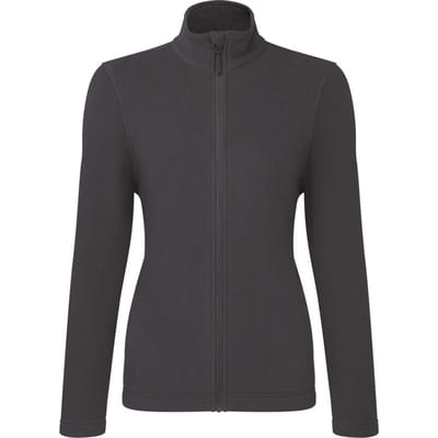 Premier Dames/Dames Recyclight Full Zip Fleecejack (Donkergrijs)