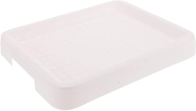Huisdier Toilet - Knaagdier Trainingsbak - Zindelijkheidstraining Huisdier - Verstelbaar Ontwerp - 24.5 x 19.5 x 3cm - Wit