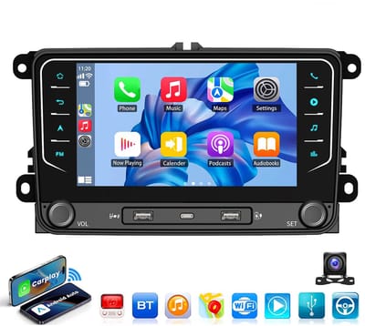 ESSGOO Autoradio voor Volkswagen GOLF MK5 MK6 PASSAT Touran EOS Polo - Android 15 - 4 GB +64 GB - 7 inch - Draadloos Apple Carplay en Android Auto - GPS-Navigatie - Bluetooth - Wifi - Achteruitrijcamera