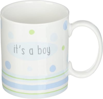 Unisex Baby Jongen Geboorte Mok Keramiek - Leuk Cadeau Kraamvisite