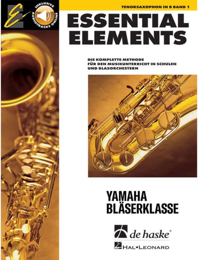 De Haske Essential Elements Band 1 - Tenorsaxophon - Lesboek voor houten blaasinstrumenten