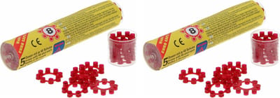 Wicke Euro Caps Speelgoed revolver/pistool - 2x 8-shots plaffertjes - 480 shots