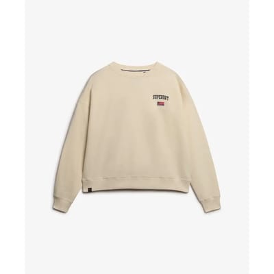 Superdry - Athletic Essentials relaxed sweatshirt met ronde hals - Dames - Truien