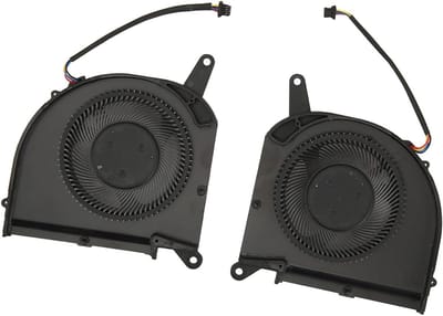 Vervangende CPU en GPU Koelventilator voor AERO 15 en AERO 17 - 0.28 Inch Dikte, Aluminium en ABS Materiaal, Efficiënte Koeling en Geluidsreductie