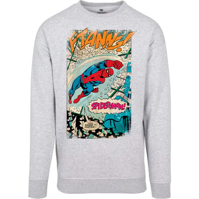 Marvel Spiderman Crewneck sweater/trui -XL- Spiderman Ftanng Grijs