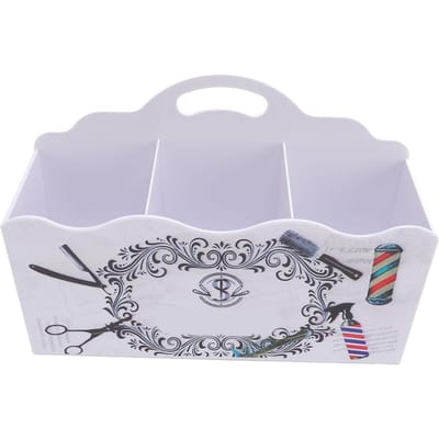 Kappersschaarhouder Verdikt ABS Acryl Kappersschaar Kammen Clips Opbergdoos voor gray