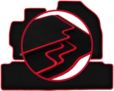 CARLUX-RED automatten voor: Toyota Auris I hatchback (2006-2013)