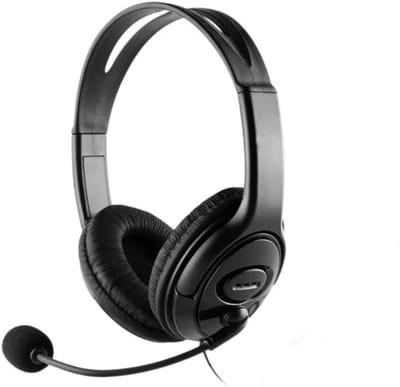 Oordopjes met microfoon - Headset computer - Videobellen - Lichtgewicht en comfortabel - 2 meter kabel