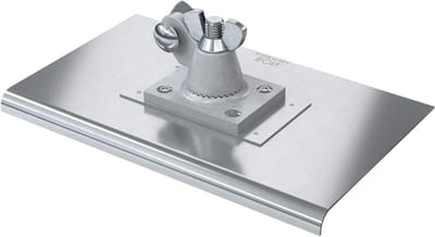 Kantenstraler Roestvrij Staal - Hoekafwerker Metaal - Beton Afwerken - Met Houder - 25.4 x 15.2 cm - Zilver