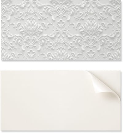 Zelfklevend vinylpaneel met print, 100x50 cm, elegant reliëfpatroon