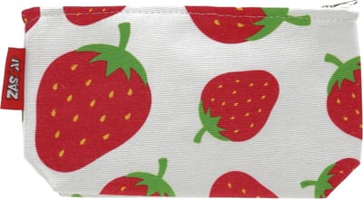 Zaska! - Toilettas - Aardbei print - afmeting: 25 x 7 x 14 cm.