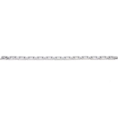 Bracelet Magnétique en Acier Titane Unisexe Thérapie Magnétique Soulagement de la Douleur Bracelet Magnétique Élégant Silver
