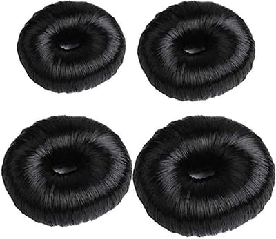 Donut Haar Bun Maker - Haar Bun Shaper - Haar Stijlen - 4 Verschillende Maten - 2 tot 3.3 inch