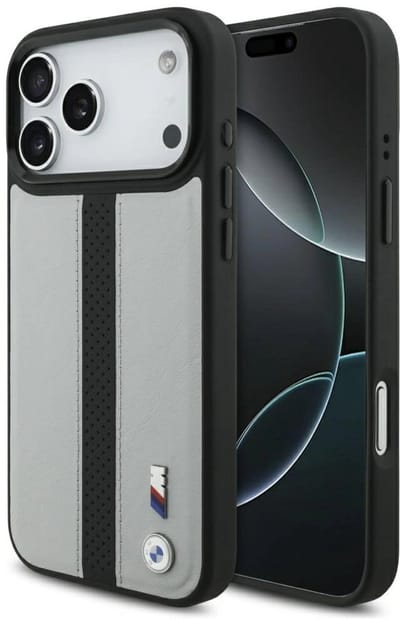Bmw M Geperforeerde Streep Logo Hoesje Voor Magsafe Iphone 17 Pro Max Stijlvol