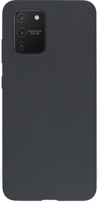 BMAX Siliconen hard case hoesje geschikt voor Samsung Galaxy S10 lite / Hard Cover / Beschermhoesje / Telefoonhoesje / Hard case / Telefoonbescherming - Antraciet