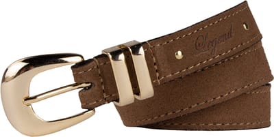 Legend Dames - Leren riem - Taupe - 80cm