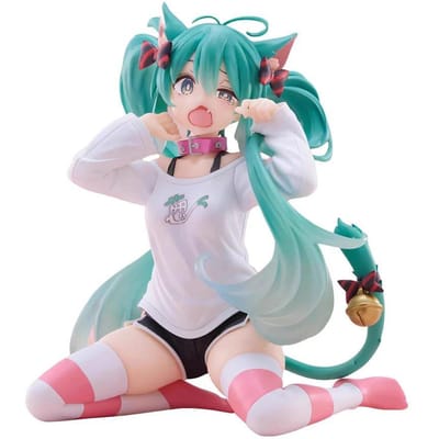 2026 Judai Modefiguur Hatsune Miku Land PVC Verzamelfiguur Actiefiguur Bureau Decoratie Model Poppen Speelgoed Hoge Kwaliteit Cadeau white