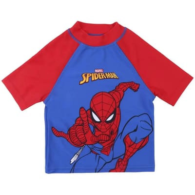 T-shirt in bad voor babyjongens Cerda Spiderman