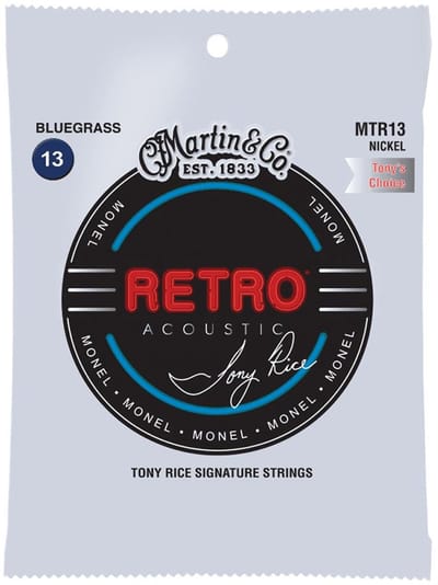 Martin MTR13 Retro Bluegrass Tony Rice Signature Snaren voor Akoestische Gitaar (13-56)