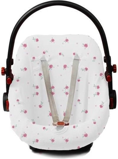 Briljant Baby - Autostoelhoes Fleur 0+ Wit/roze - Zomerhoes