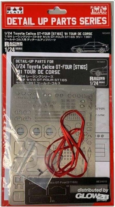NuNu Modelbouwdecoratie - 24015 Toyota Celica GT-Four (ST165) 1991 - Detail Up Parts Photo-etch