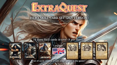 ExtraQuest Hero Skill cards (Heroquest 2021 Edition) Engels