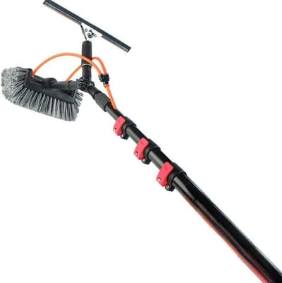 Solacis Dakgootreiniger - Dakgoot - Dakgootborstel - Dakgootschep - Dakgootreiniger telescopische steel - Must have!