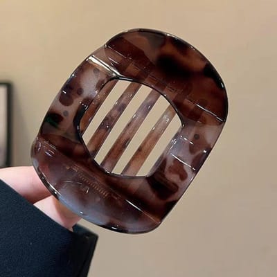 Azijnzuur Haarclip Haaraccessoires Dames Lepelclip Veerclip Luipaard Haarclip Top Clip Eenvoudig Hoofddeksel