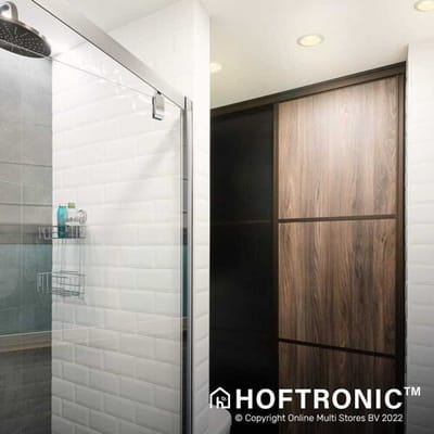 Set van 3 HOFTRONIC Mari - LED inbouwspot verdiept Wit - 2700K Warm wit licht - Verwisselbare GU10 5 Watt 400 Lumen - Dimbaar - IP65 waterdicht - Voor binnen en buiten - Zaagmaat:67-75mm - Inbouwdiepte: 111mm - Voor binnen - badkamer en buiten