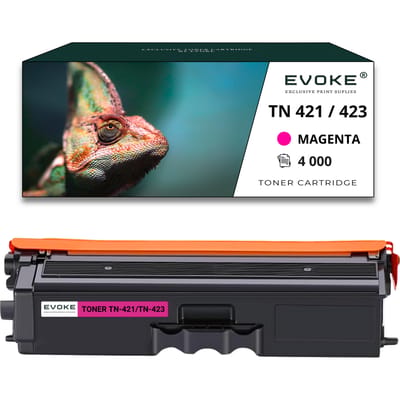 Evoke Compatibele Toner voor Brother Tn-421 Tn421 Tn-423M Tn423M Tn-423 Tn423 Magenta 4000 Pagina's Dcp-L8410Cdw Mfc-8690Cdw Mfc-8900Cdw