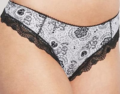 Freya Edina - string - zwart-wit - L