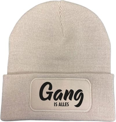 Gang is alles wintermuts almond - soBAD. | Wintersport| Après ski outfit Warme Muts voor Volwassenen | Heren en Dames Beanie