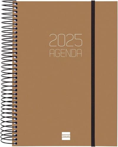 Agenda 2025 Dagplanner Spiraalbinding A5 Formaat - 12 Maanden