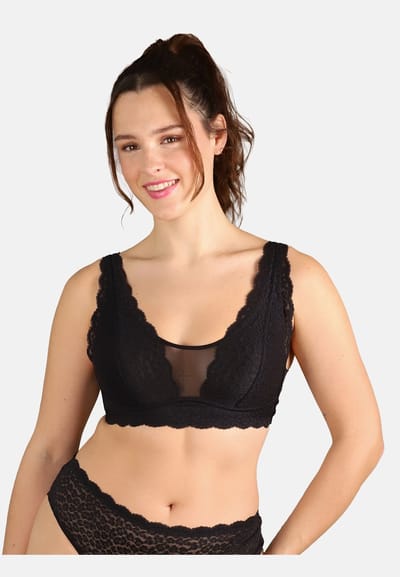 Bralette ELVA Bralettes bügellose BHs,Spitzen-BHs