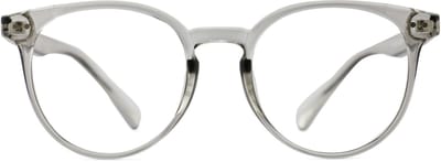 VERTEBRIL Panto - Sterkte -1.00 - Kleur Kadushi Silver - GEEN leesbril – Unisex bril voor veraf - Ronde pasvorm – Stevig montuur - Kwalitatieve min-glazen - Voor dagelijks gebruik - Myopie/bijziendheid - Inclusief etui en doekje