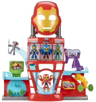 Hasbro Iron Man speelgoed speelset - Iron Man IQ Playset voor kinderen.