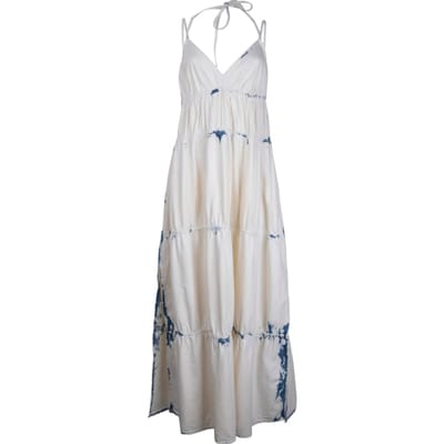 AllSaints Sulli Denim Dress Bleach White Size: 44 | Maxi Dresses Outlet | Dames | Ecru