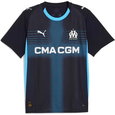 Puma Olympique Marseille 25/26 Replica Weg T-shirt Met Korte Mouwen Blauw S Man