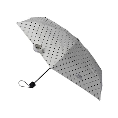 Trespass Dreep Polka Dot Vouwparaplu (Wit)