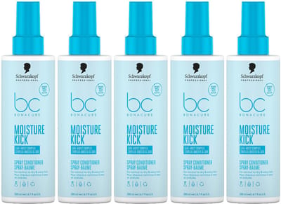 5x Schwarzkopf Bonacure Moisture Kick Spray Conditioner 200ml