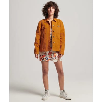 Superdry - Vintage Chore jack van biologisch katoen - Dames - Buitenjassen