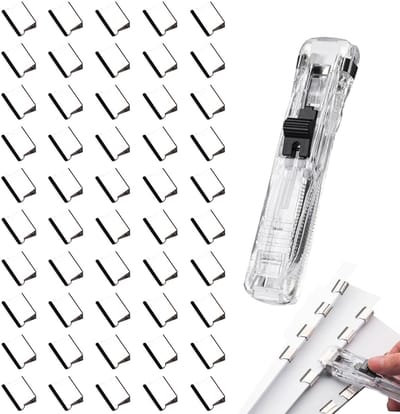 Allecto - Kantoor Tacker Dispenser - Creatieve Kantoor Stapler - Inclusief 50 Opvulclips - Handig - Efficiënt - Professioneel - Geschikt voor Thui
