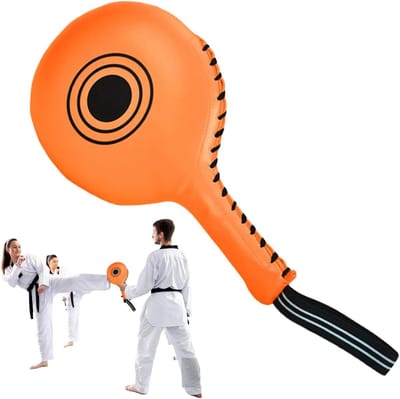 Bokspad - Slagkussen Trainingskussen - Vechtsport Training - Schokabsorberend Schuim - 36 x 20 cm - Oranje