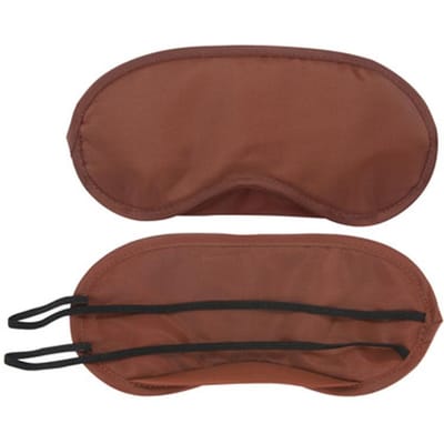 Femmes Simple mode ombrage Eyepatch pur soie sommeil masque pour les yeux rembourré ombre couverture voyage Relax aide café