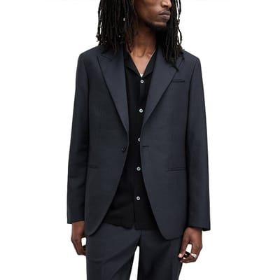 AllSaints Howling Blazer Ink Blue Größe: 34 | Blazer Outlet | Herren | Blau